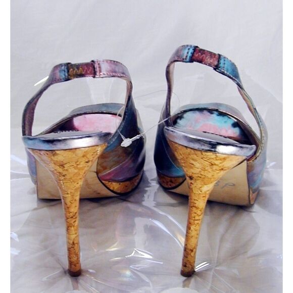 Steve MADDEN metallic Pastel slingback Heels - Picture 4 of 4